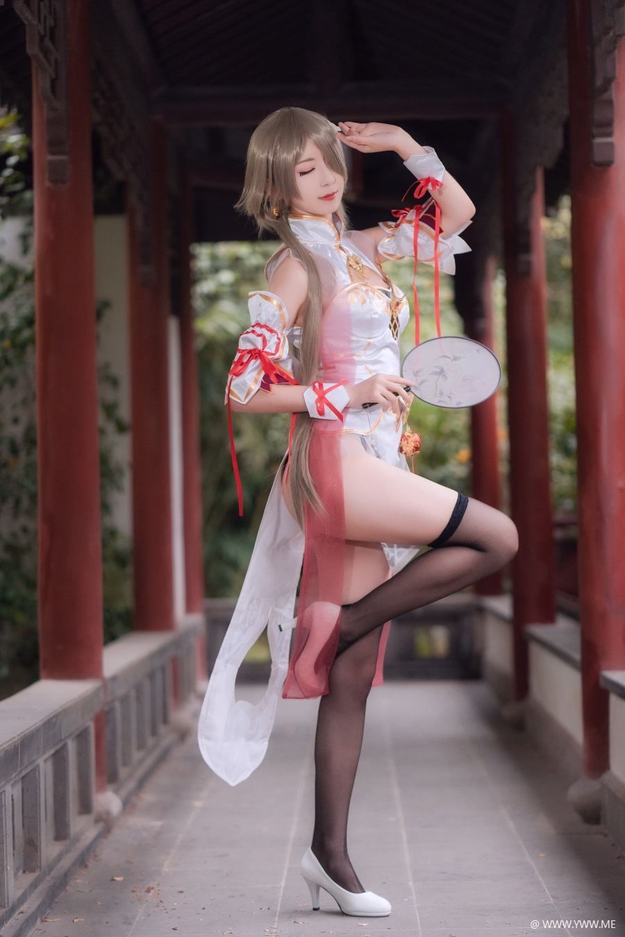 COS博主@弥音音ww 丽塔 舞娘-像素点