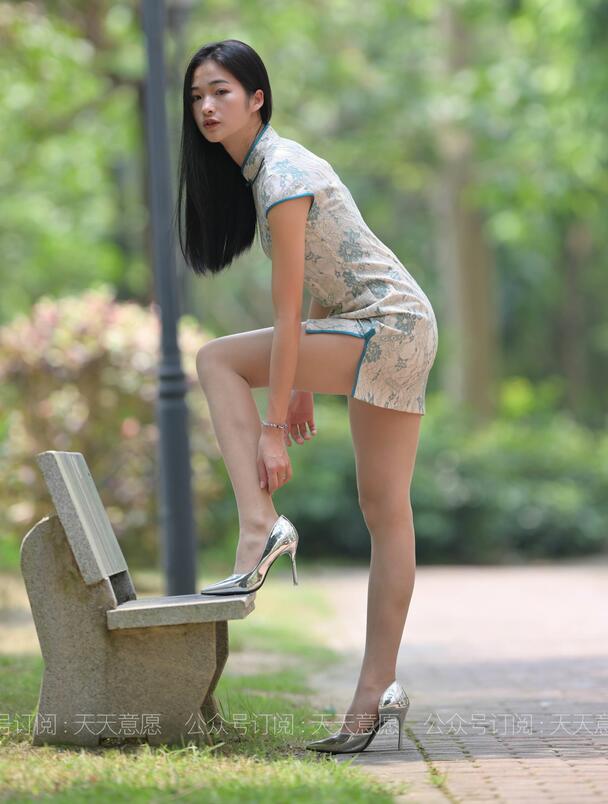 [IESS异思趣向] 2021.05.04 丝享家 796：宁宁《绿荫旗袍秀》