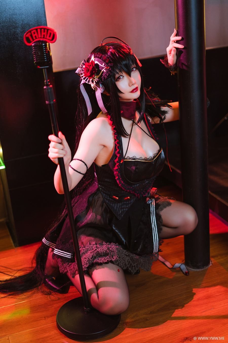 Coser小姐姐星之迟迟 VOL.076 碧蓝航线 大凤打歌服-像素点
