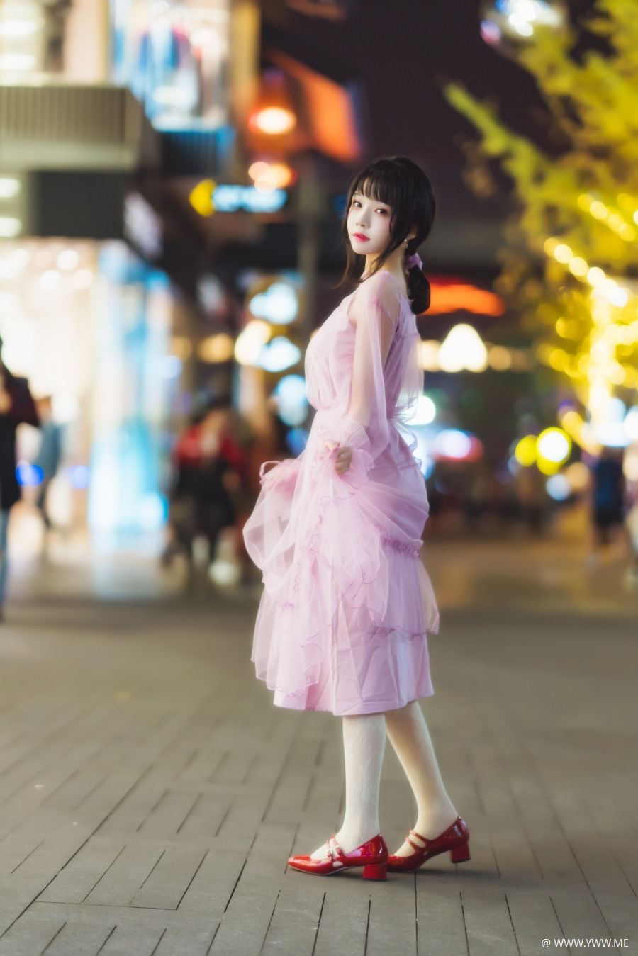 萝莉风COS 桜桃喵 – 温柔×4-像素点