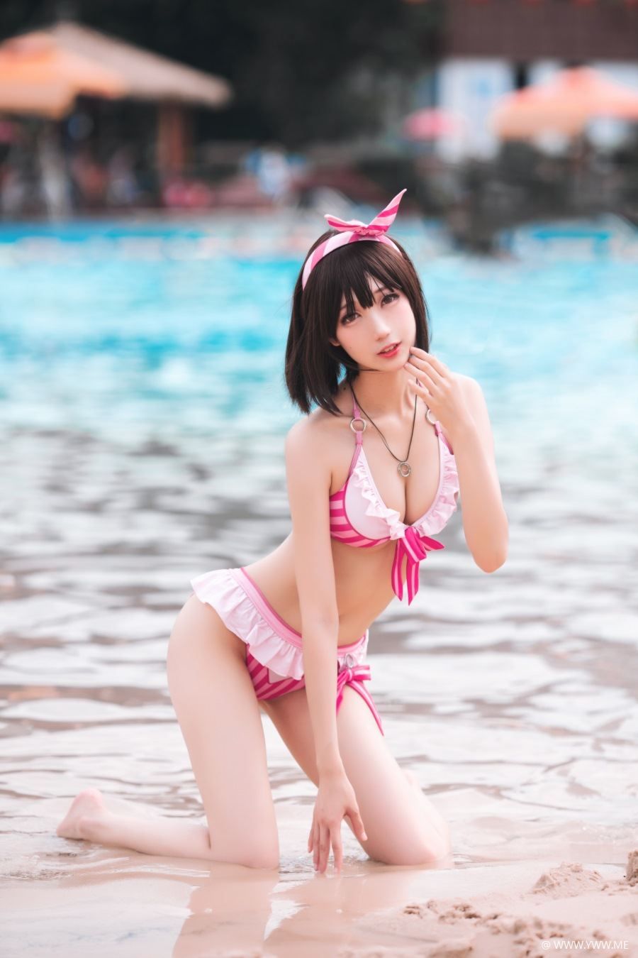 微博小姐姐 @周叽是可爱兔兔 圣人惠水着-像素点