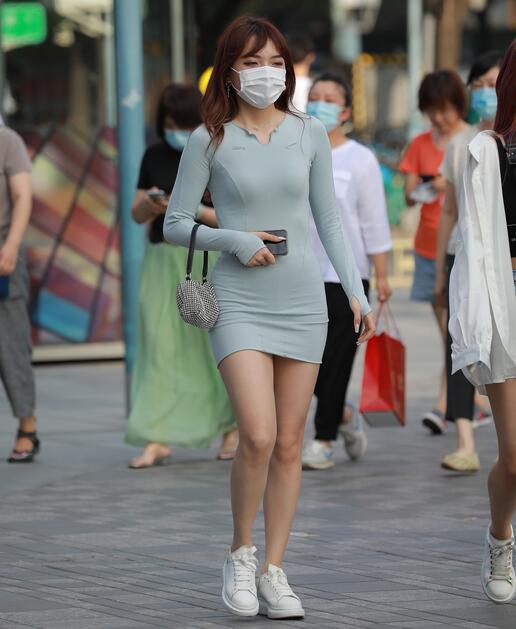 四九城嘎子街拍作品 – 性感包臀裙美腿小姐姐 写真