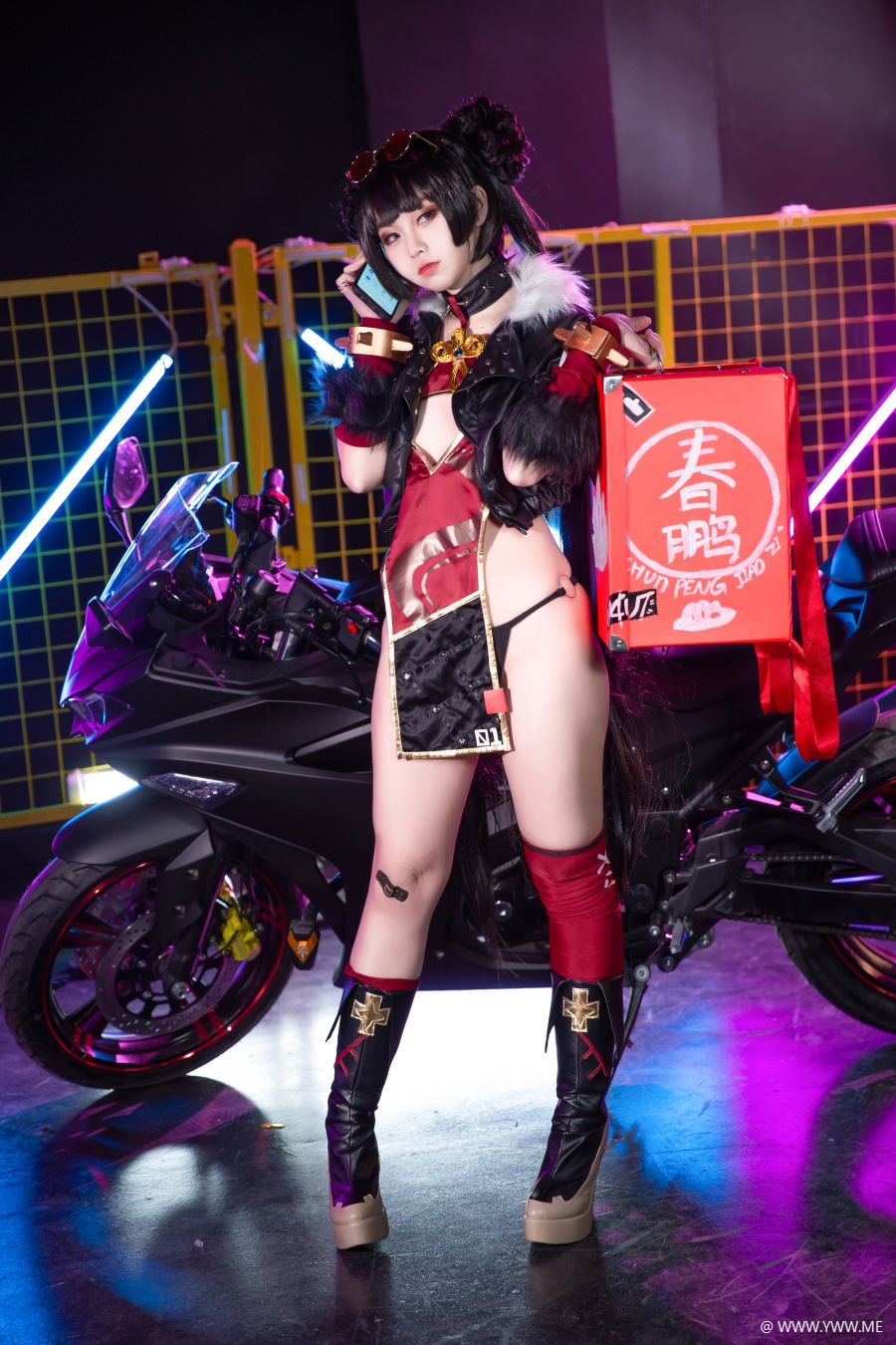 G44不会受伤 – 春鹏饺子外卖小妹-像素点