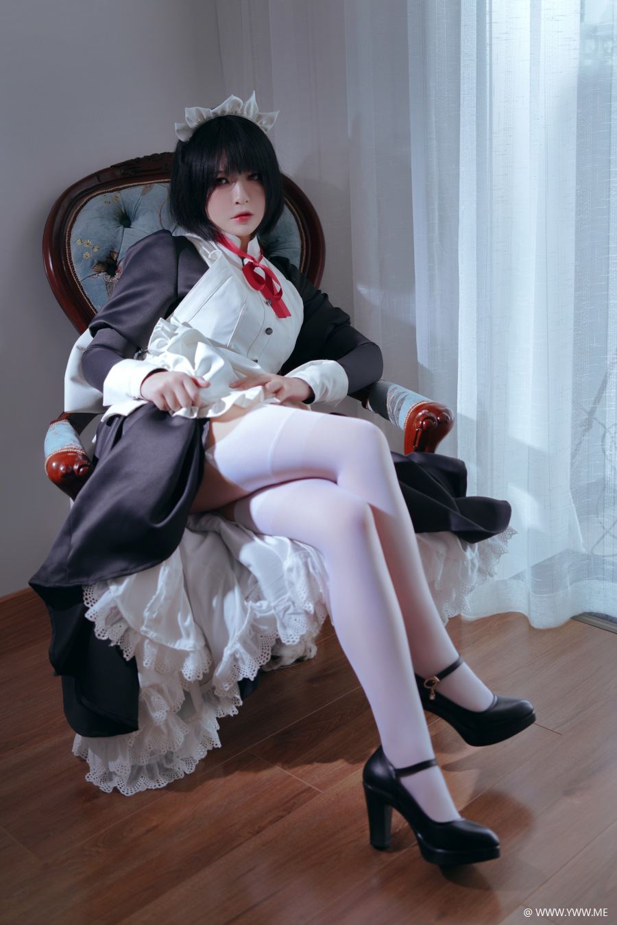 半半子 – 嫌パン MAID BANBANKO 女仆-像素点