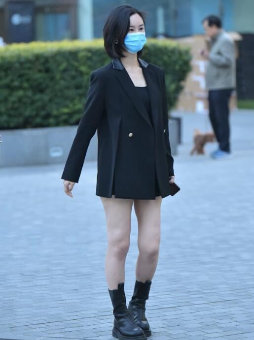 凯恩公爵作品 黑色热裤美女 写真