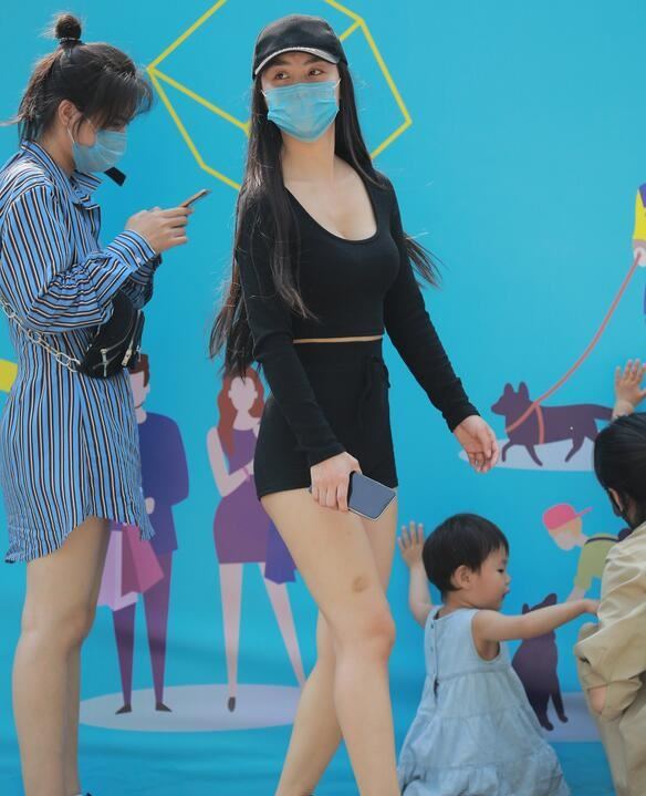 玻璃作品 黑色热裤 写真+视频