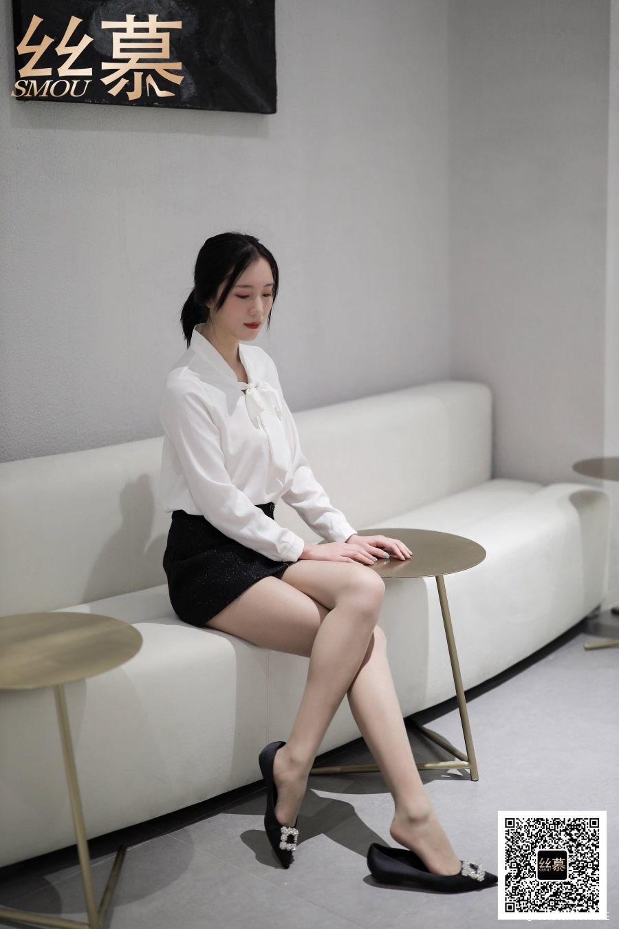 丝慕写真 特写集 TX089 紫宁《平底鞋女神》-像素点