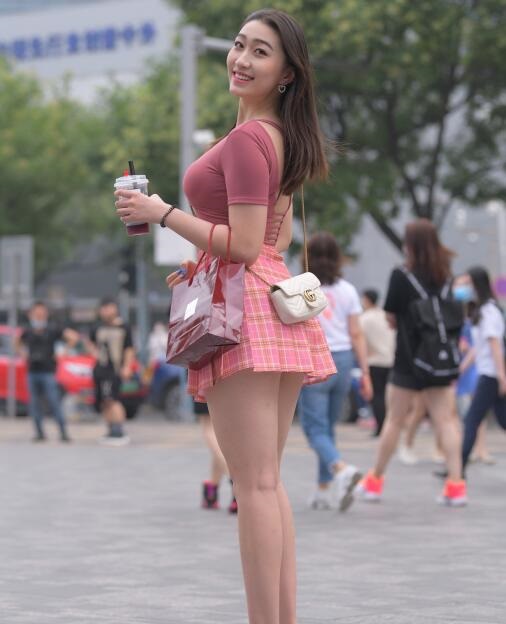 红石作品 性感短裙美女 写真