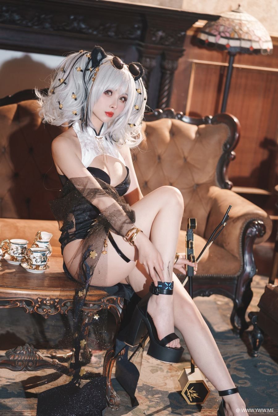 知名动漫Coser@rioko凉凉子 食铁兽音乐会-像素点