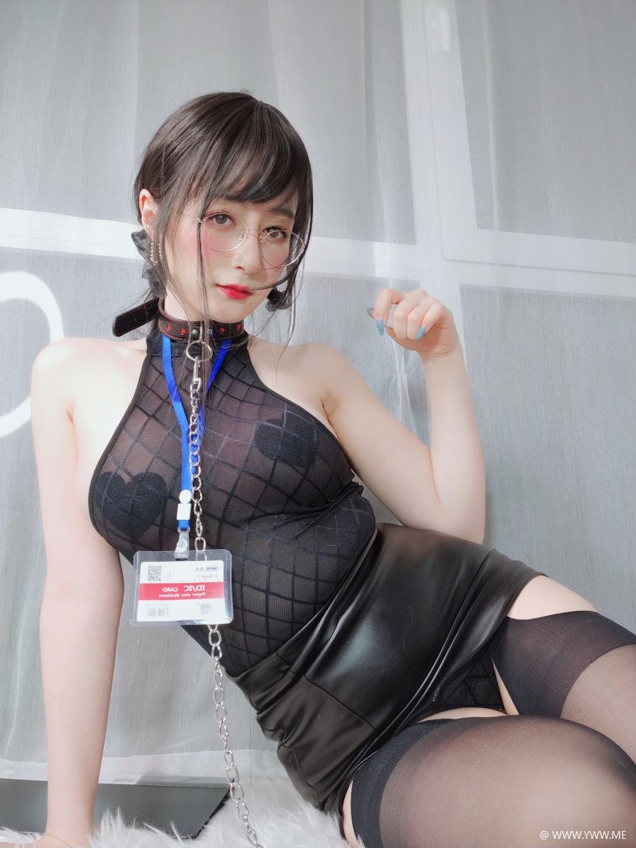 人气动漫Coser@白银81 自撮り vol.57 黑丝情趣-像素点