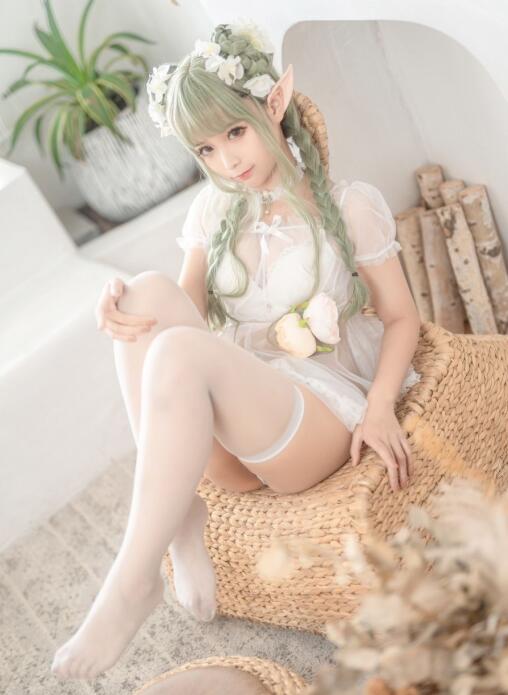知名Coser@蠢沫沫 《尖耳国度》绿精灵