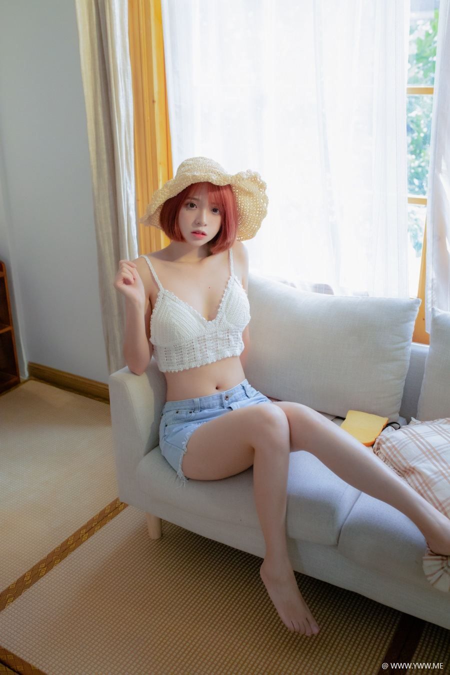 COS美女 疯猫ss – 草帽女孩-像素点
