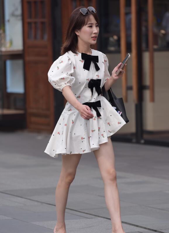 精选街拍 – 连衣裙美女3