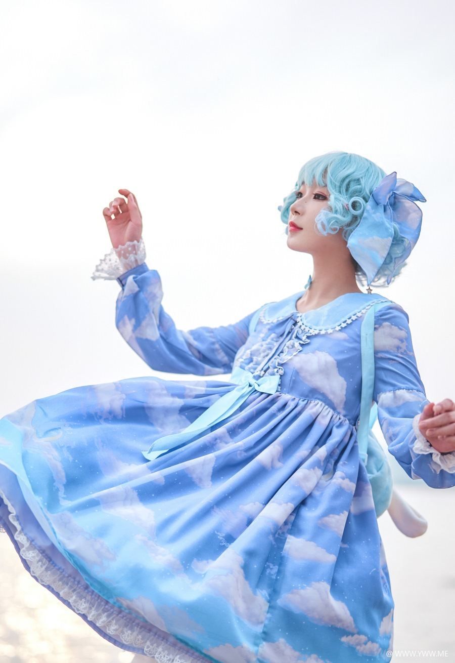 阿包也是兔娘 – lolita蓝裙-像素点