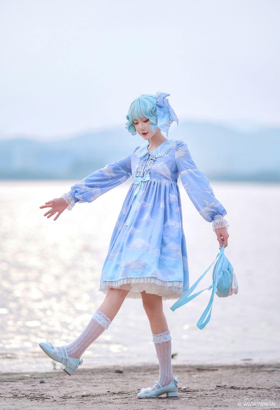 阿包也是兔娘 – lolita蓝裙-像素点