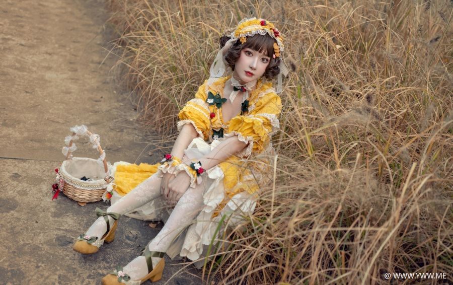 阿包也是兔娘 – lolita黄裙-像素点