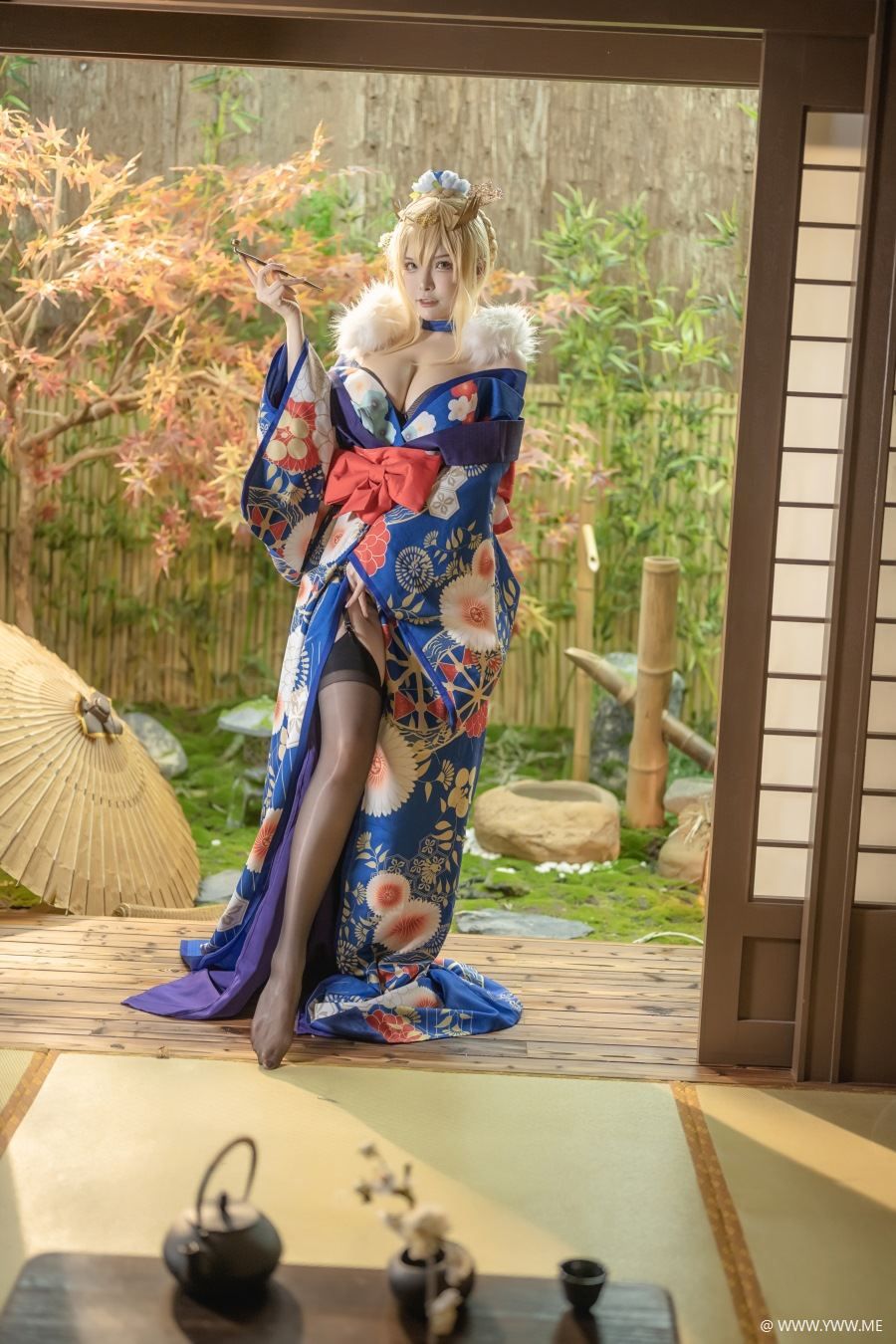 秋和柯基(夏小秋秋秋) – 白枪呆 同人和服-像素点