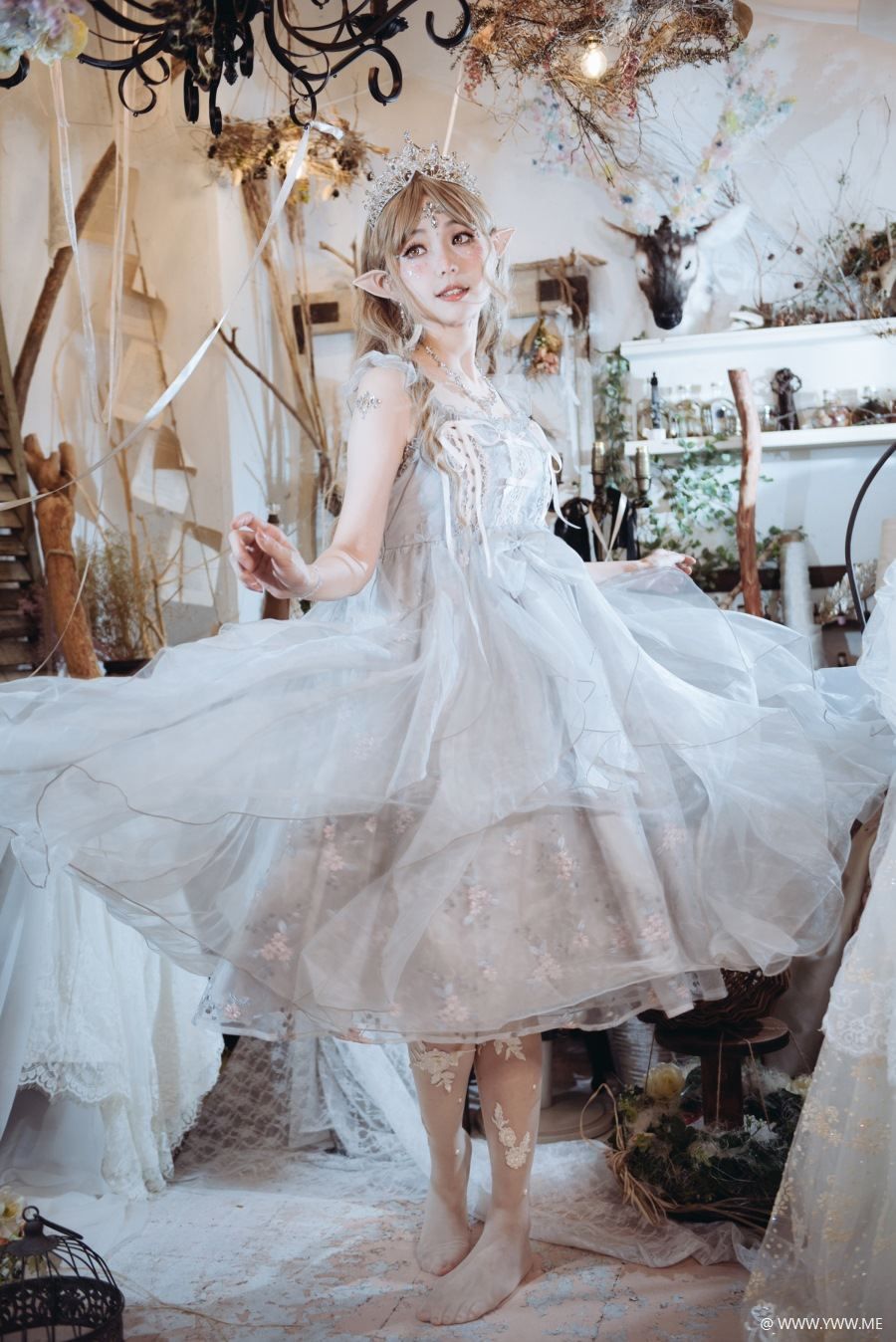 台湾妹子@Ely – Ice Crystals Fairy-像素点
