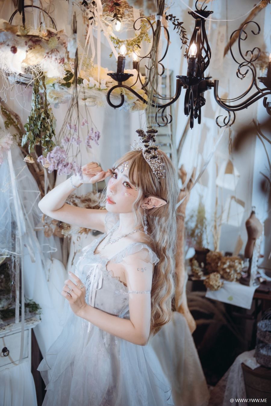 台湾妹子@Ely – Ice Crystals Fairy-像素点