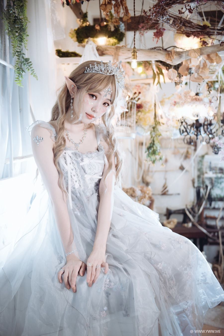 台湾妹子@Ely – Ice Crystals Fairy-像素点