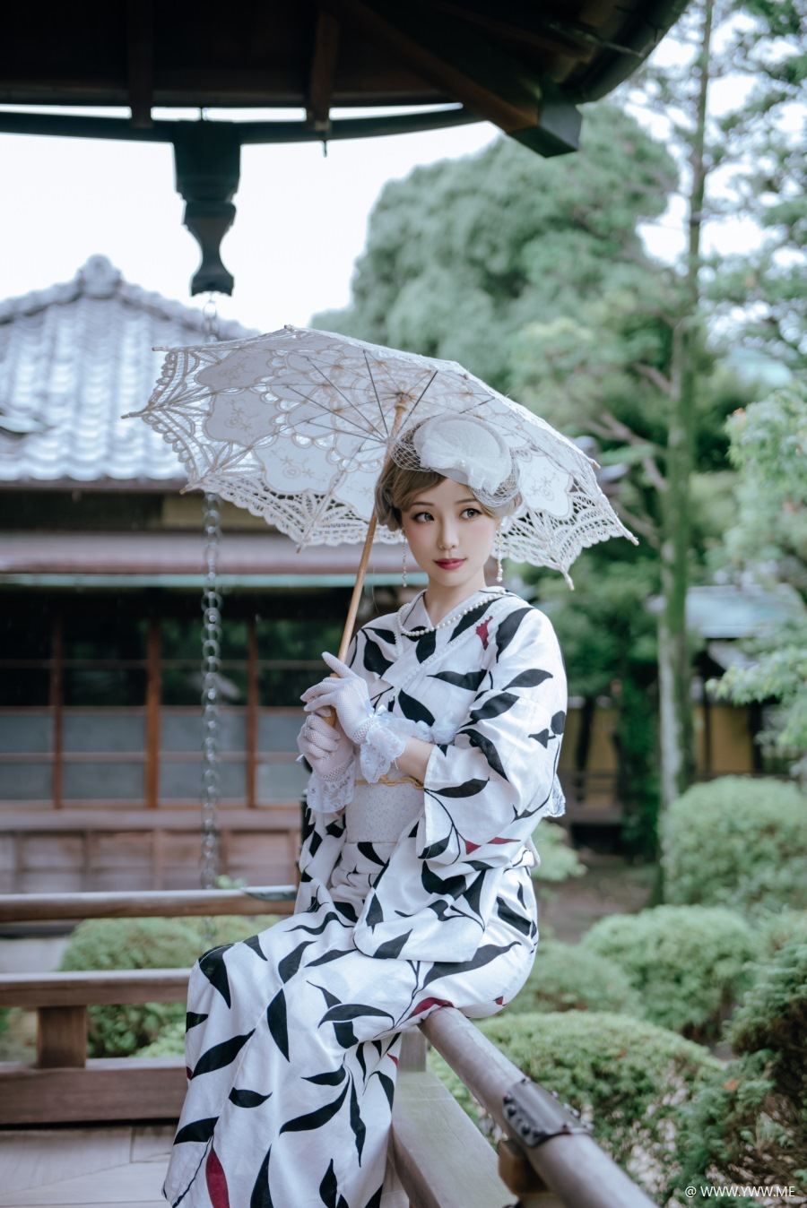 台湾妹子@Ely – Retro Kimono-像素点