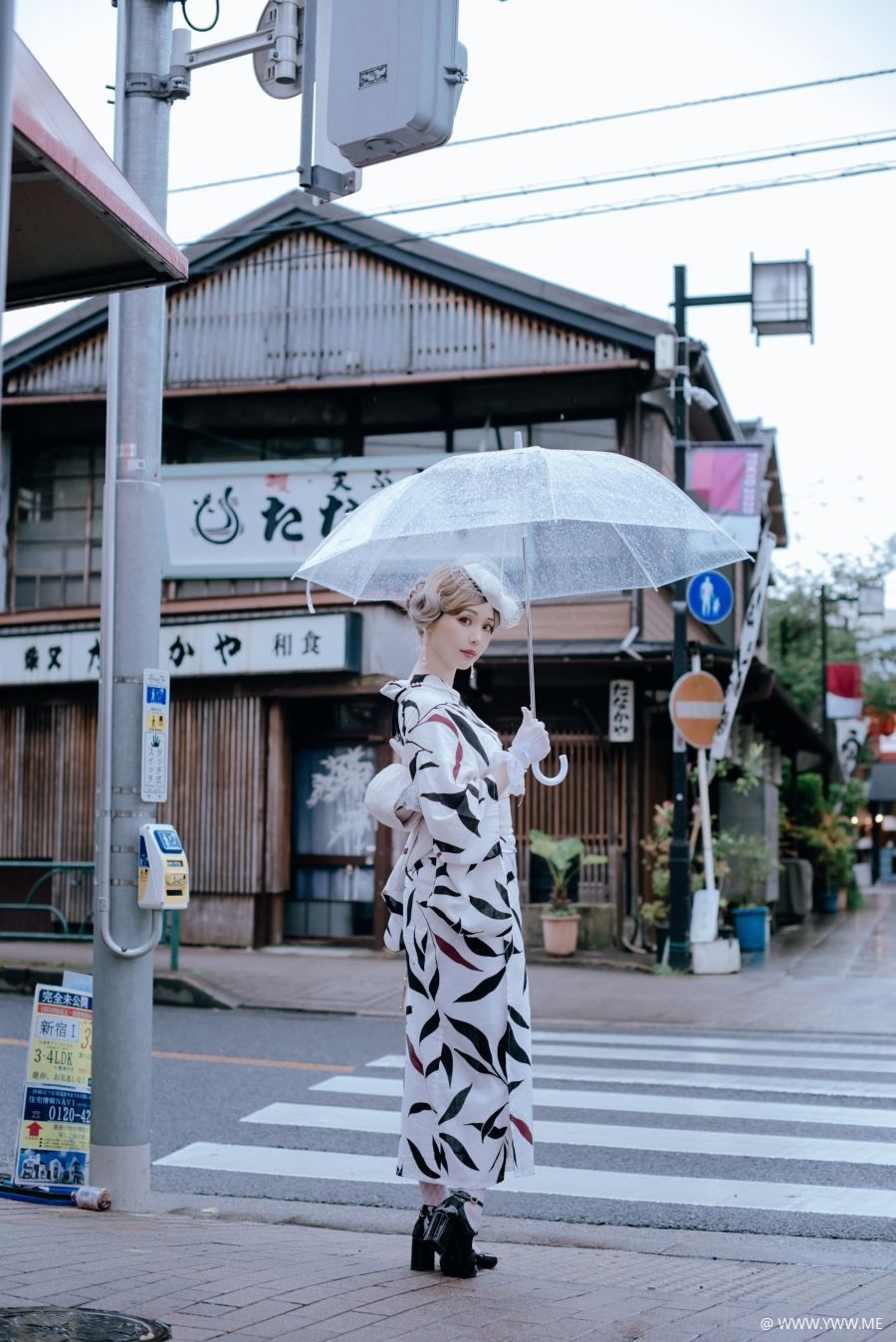 台湾妹子@Ely – Retro Kimono-像素点