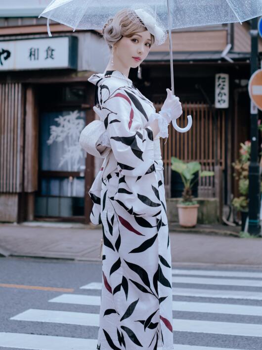 台湾妹子@Ely – Retro Kimono