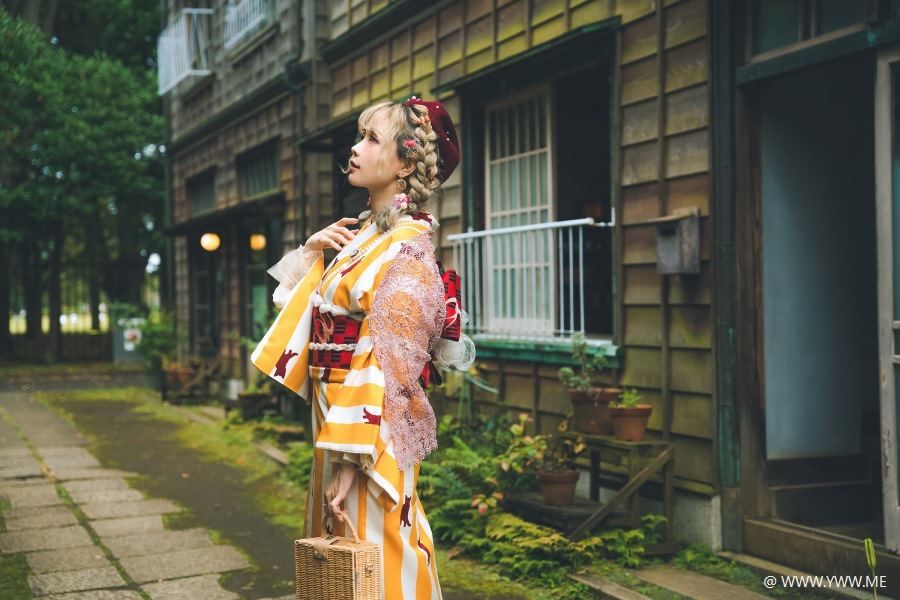 台湾妹子@Ely – Retro Kimono II-像素点