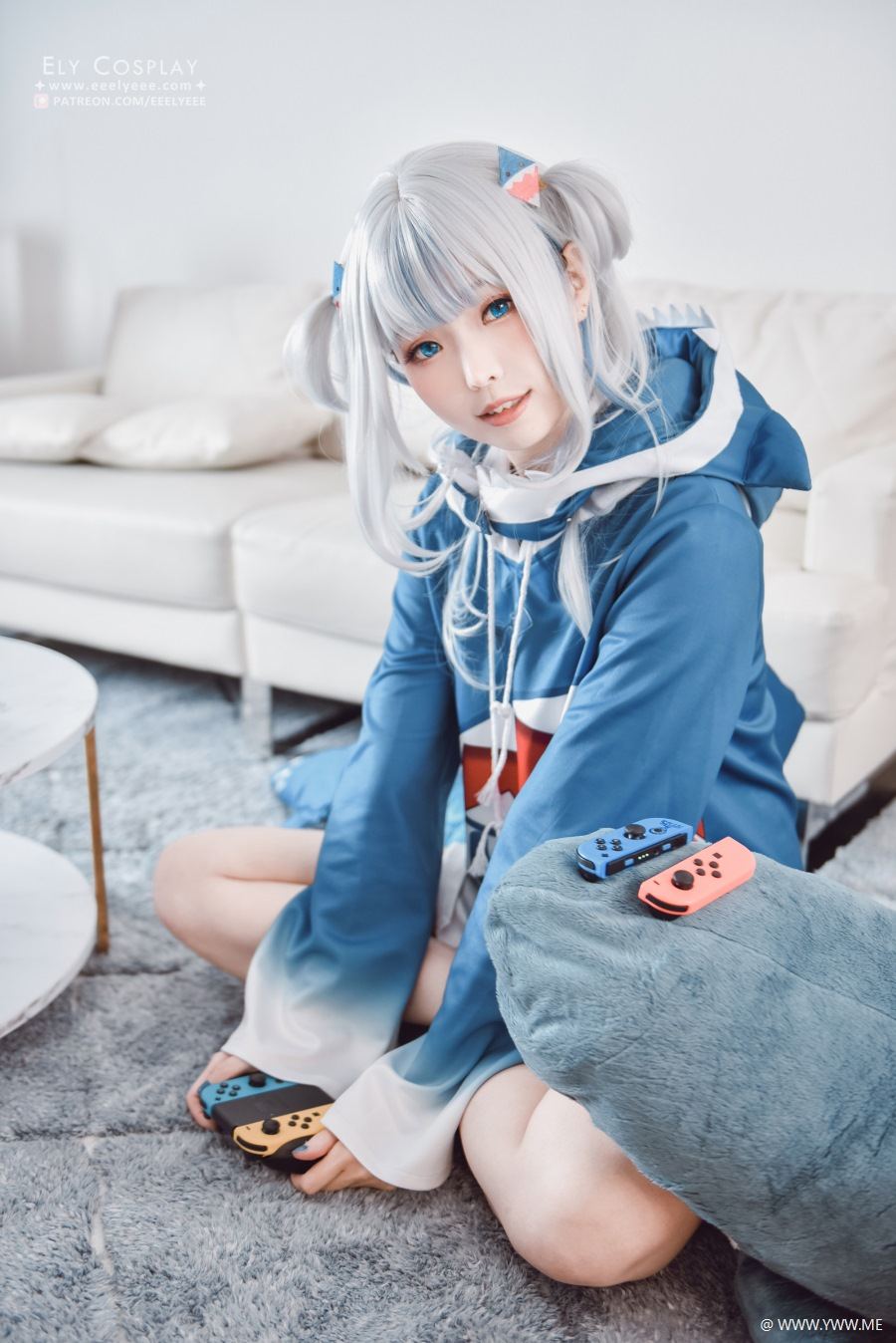 台湾妹子@Ely – Gawr Gura-像素点