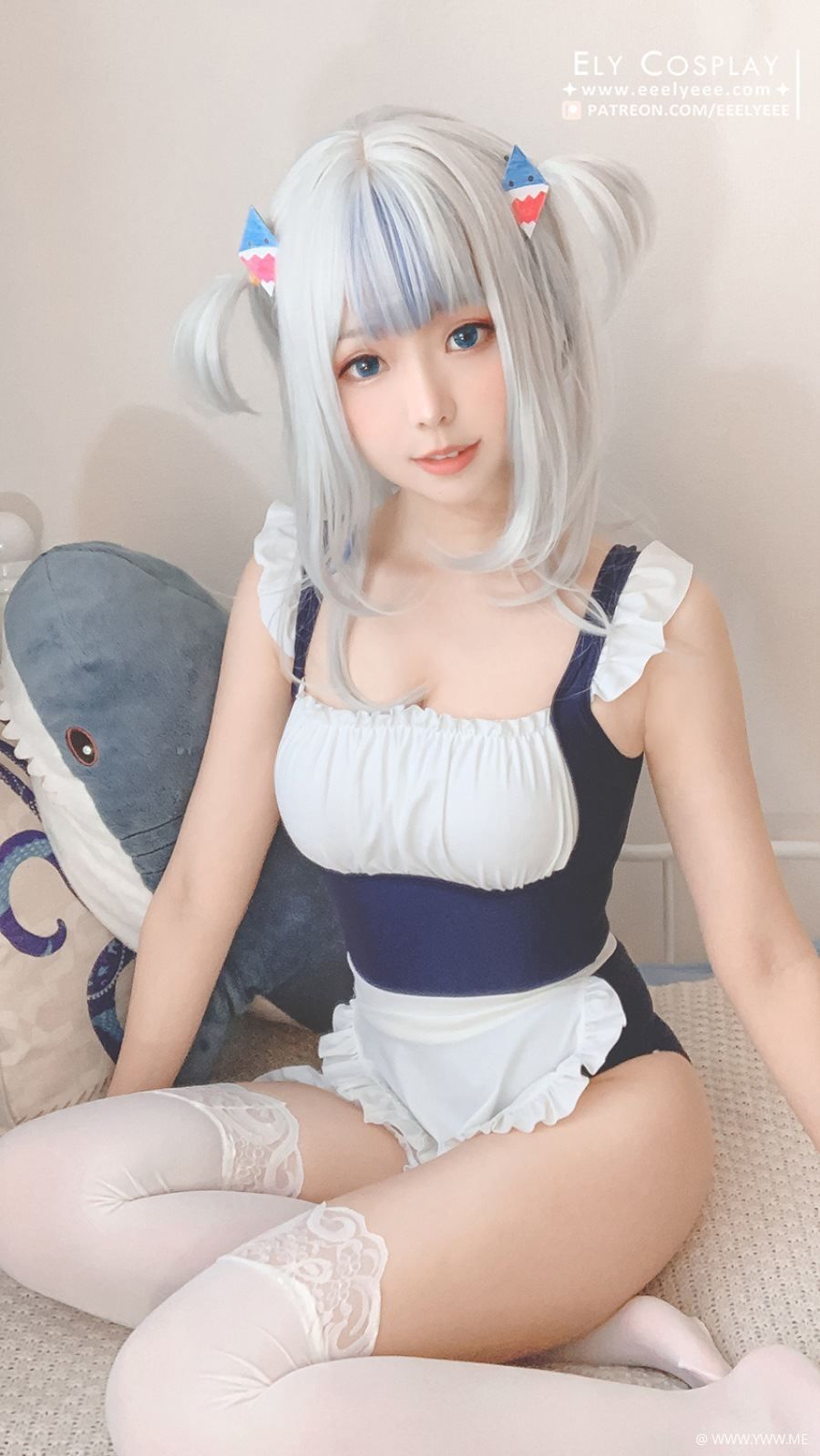台湾妹子@Ely – Gura Swimsuit-像素点