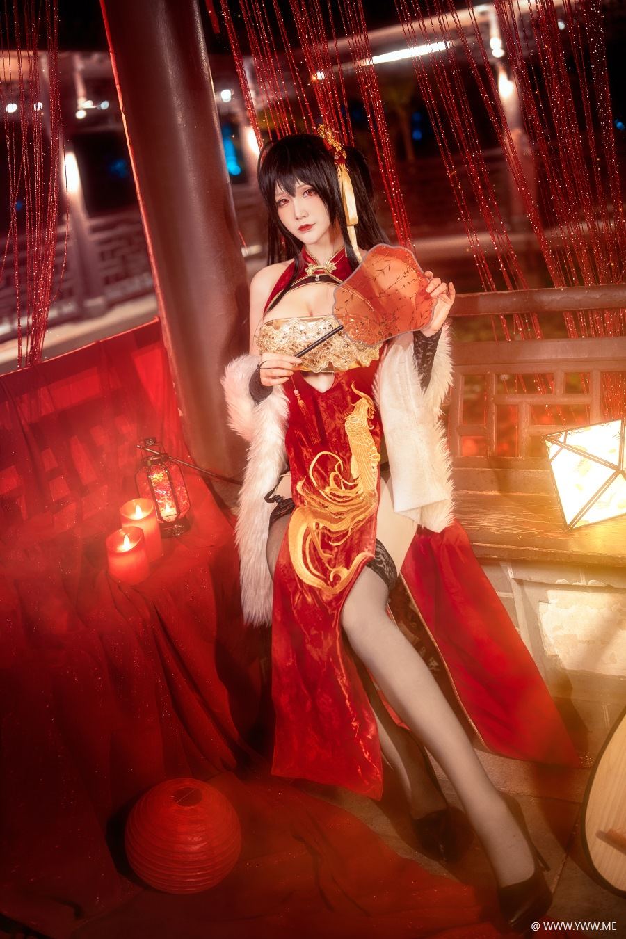 @仙九Airi – 大凤旗袍-像素点