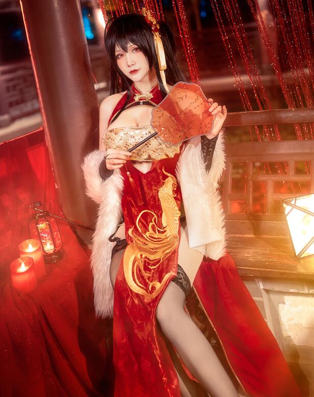 @仙九Airi – 大凤旗袍