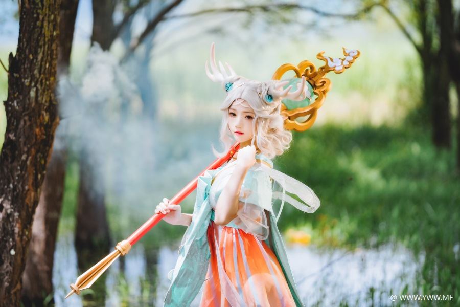 萝莉风COS 桜桃喵 – 小鹿-像素点