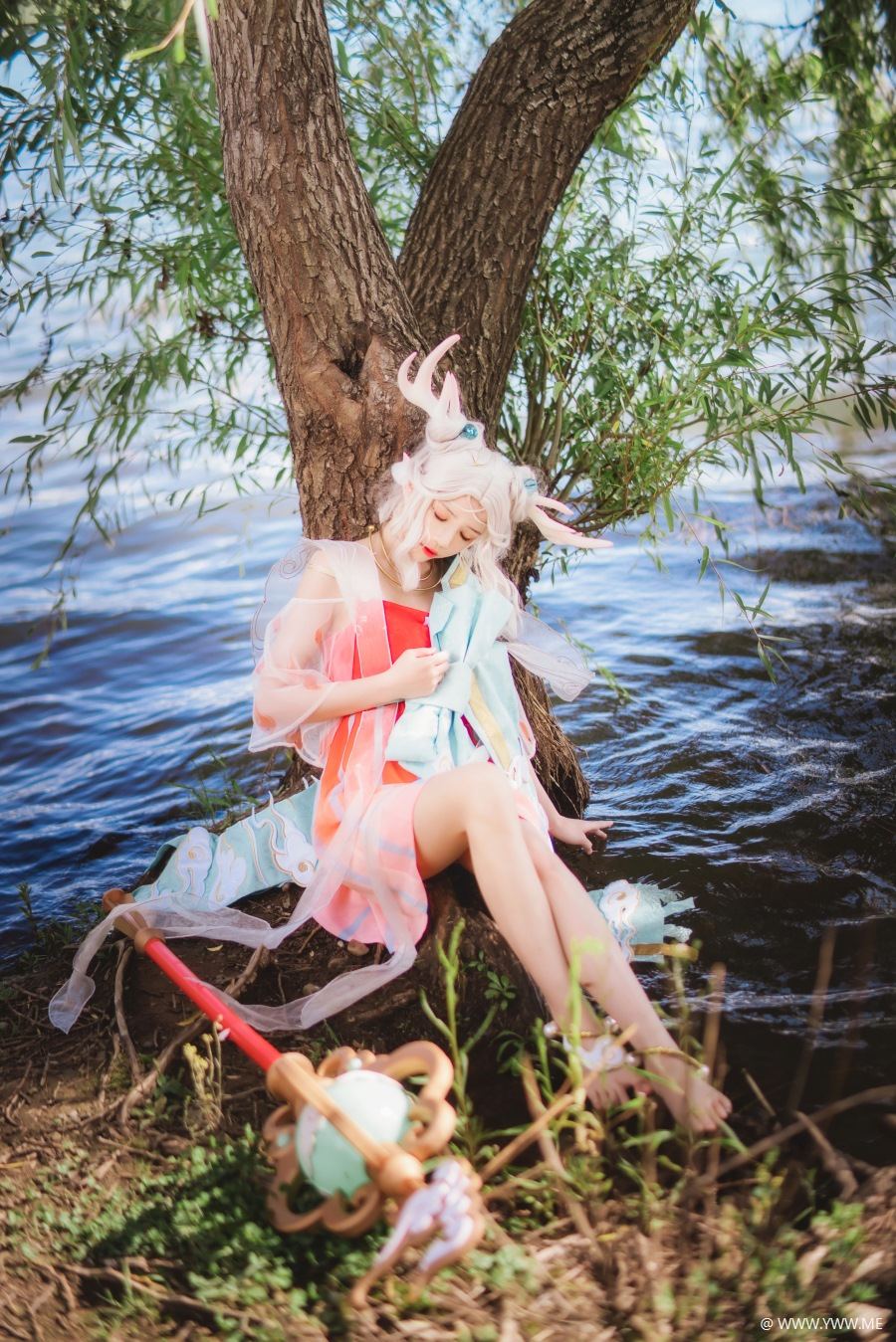 萝莉风COS 桜桃喵 – 小鹿-像素点
