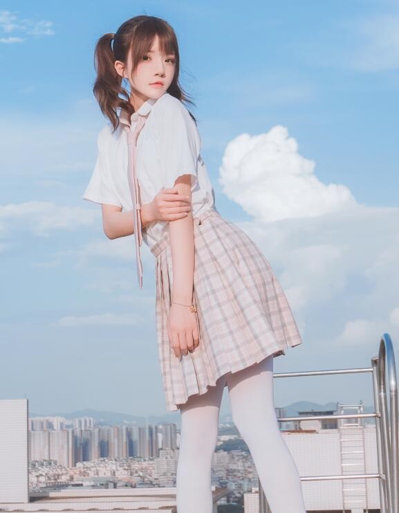 萝莉风COS 桜桃喵 – 橘子汽水