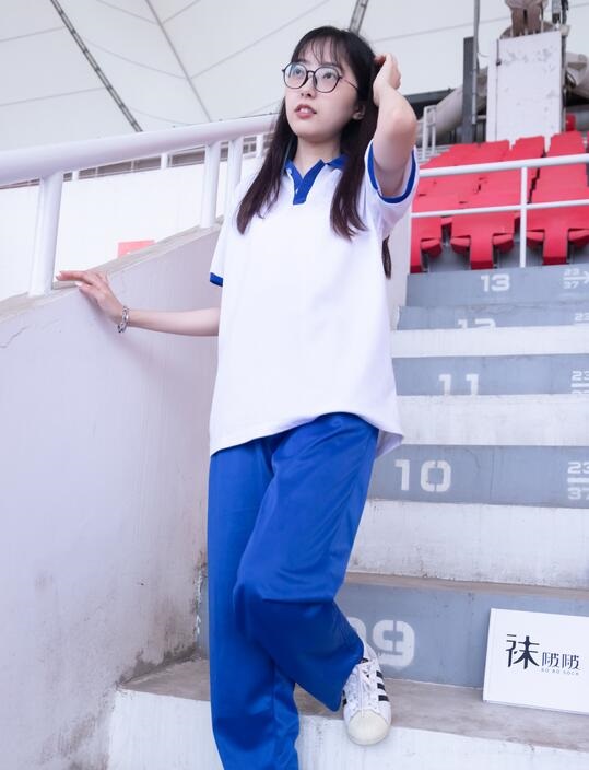 [BoBoSocks袜啵啵] NO.002 稚予-校服、贝壳头、白棉袜、裸足（常规版）