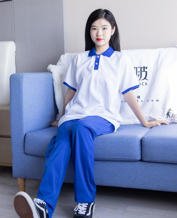 [BoBoSocks袜啵啵] NO.039 小奶熊-校服、vans帆布鞋、短白棉袜、裸足（花絮版）