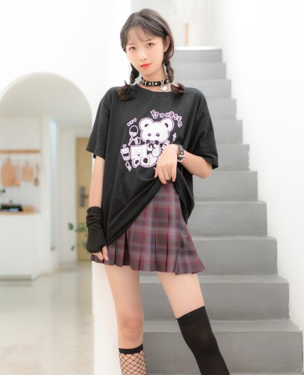 西瓜少女 – JK双拼袜