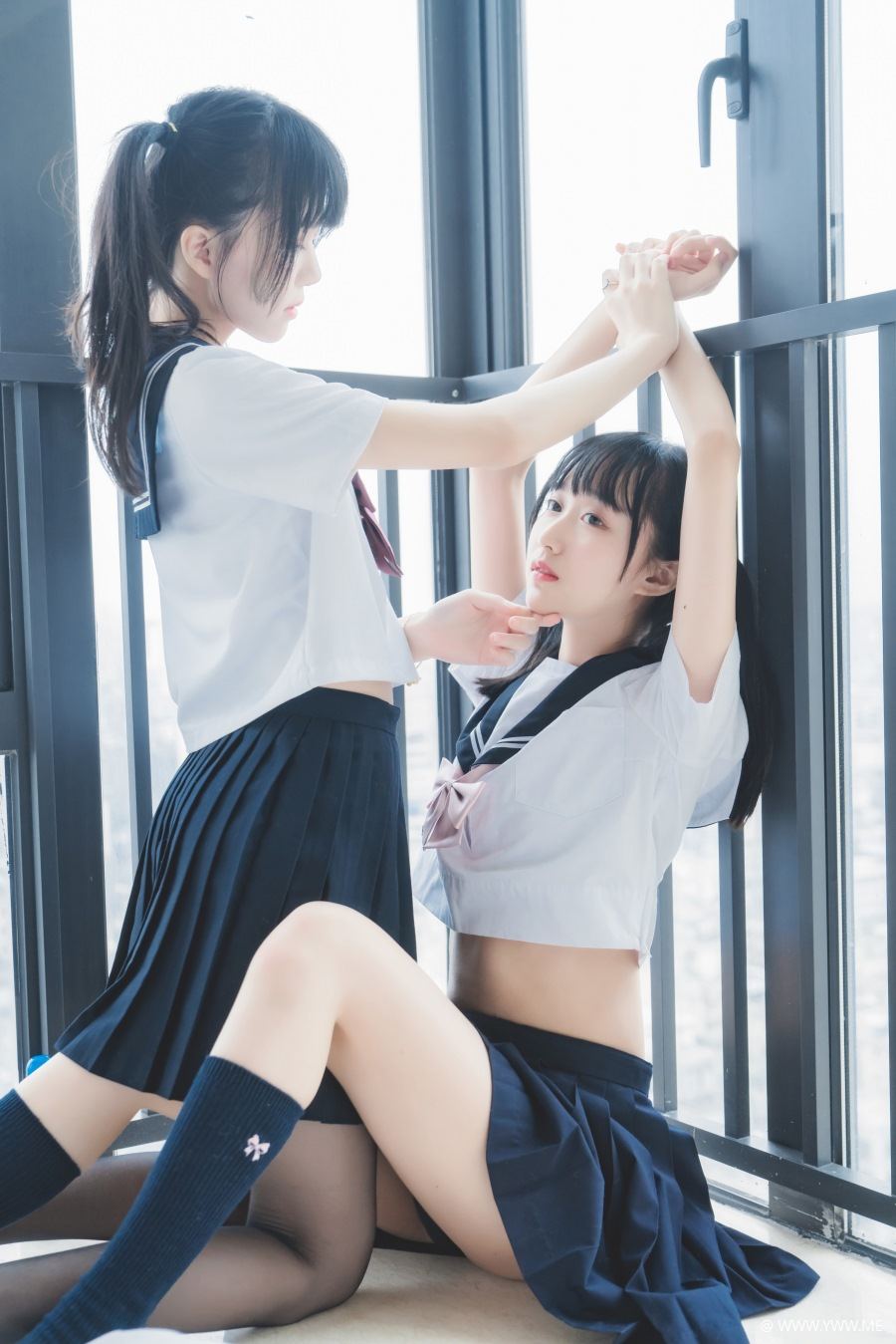 萌系小姐姐木绵绵OwO – 她 – 木绵绵OwO&桜桃喵-像素点