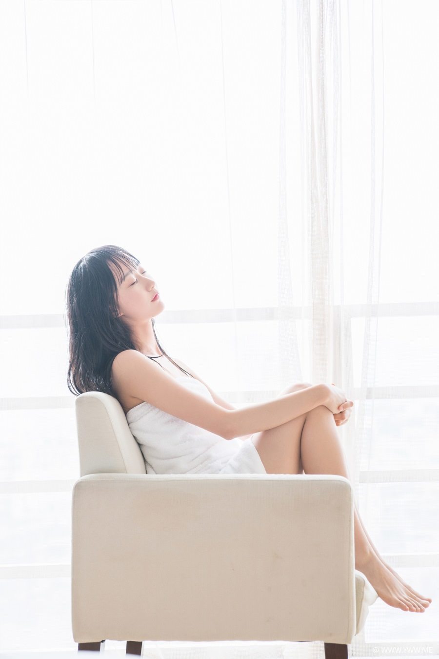 萌系小姐姐木绵绵OwO – 洗白白-像素点