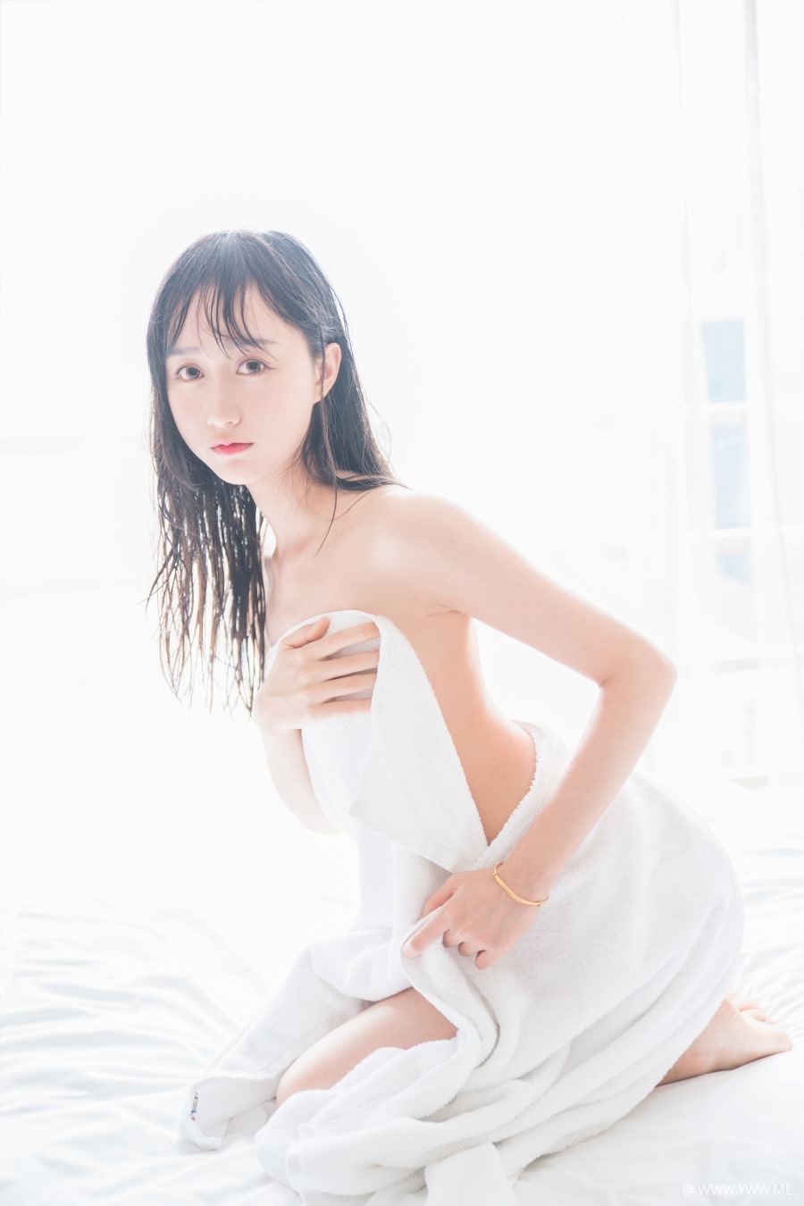 萌系小姐姐木绵绵OwO – 洗白白-像素点