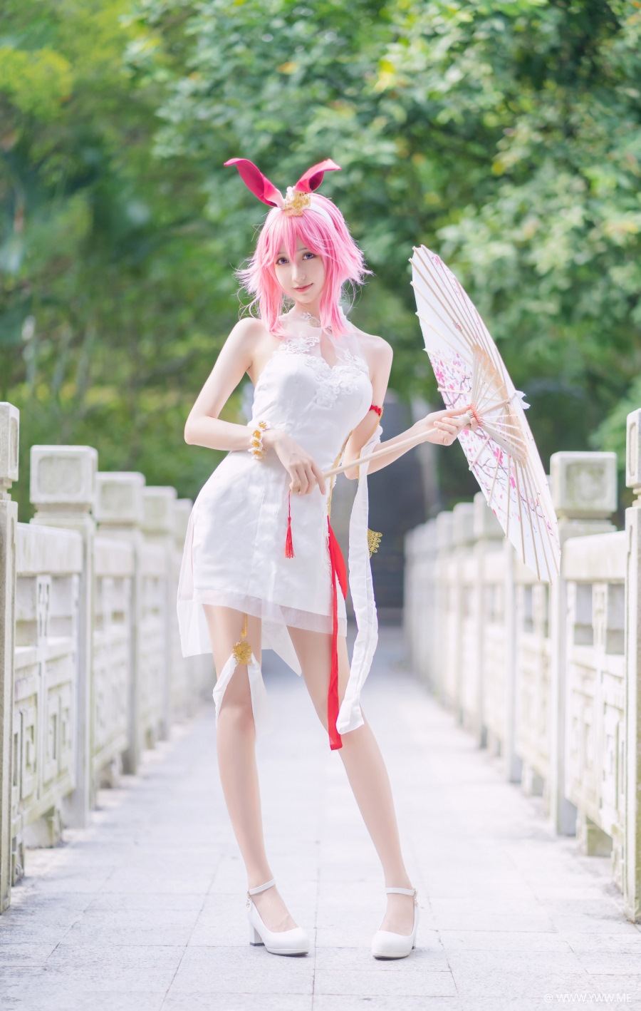 萌系小姐姐木绵绵OwO – 八重樱cos-像素点