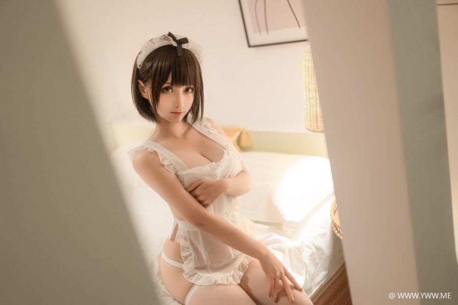 知名Coser@蠢沫沫 真爱版 爱心围裙-像素点