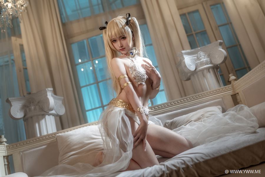知名Coser@蠢沫沫 沫沫真爱版 玛丽罗斯礼服-像素点