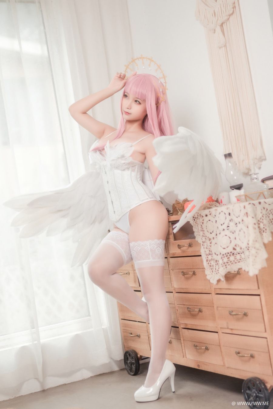知名Coser@蠢沫沫 沫沫真爱版 光天使-像素点