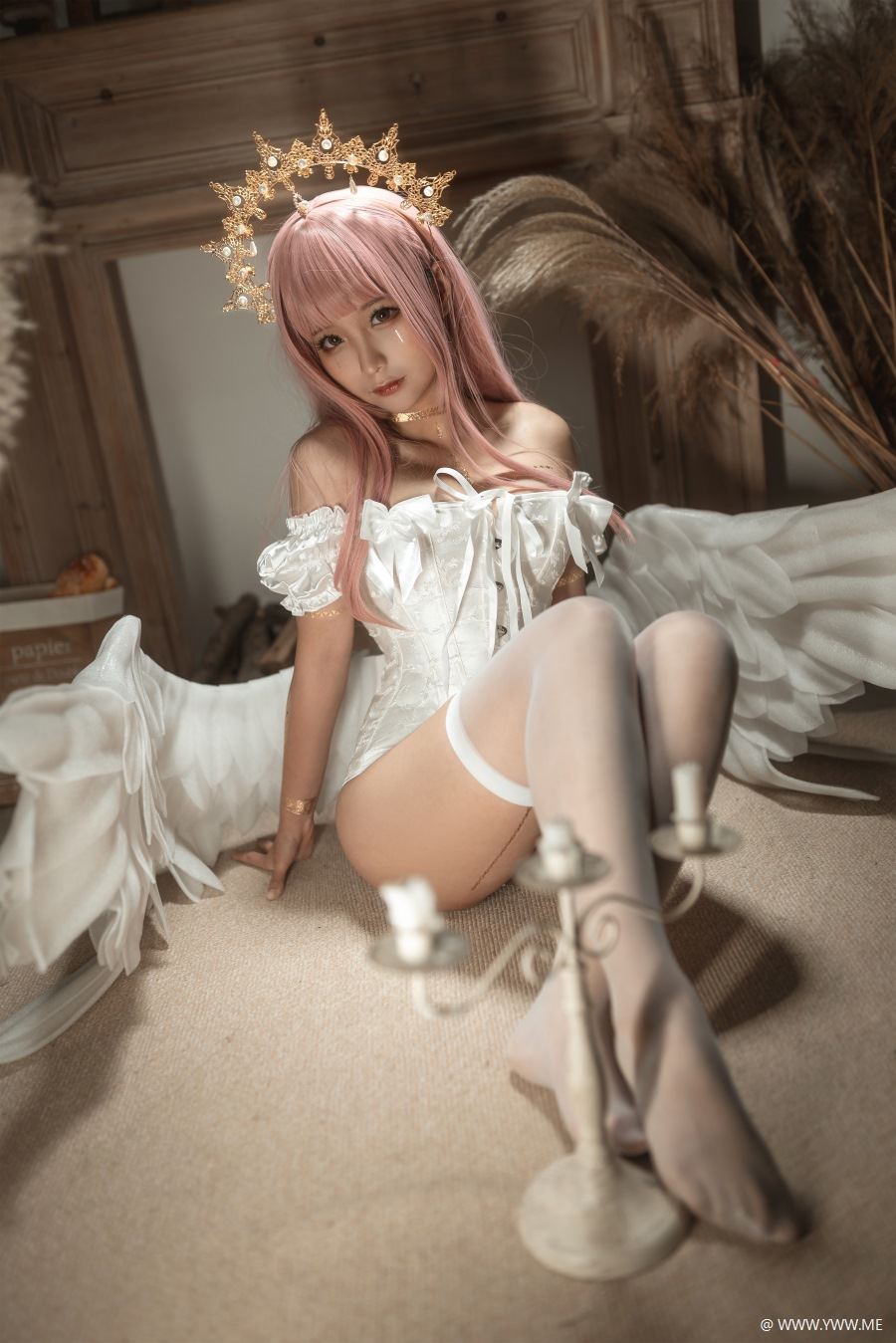 知名Coser@蠢沫沫 沫沫真爱版 圣天使-像素点