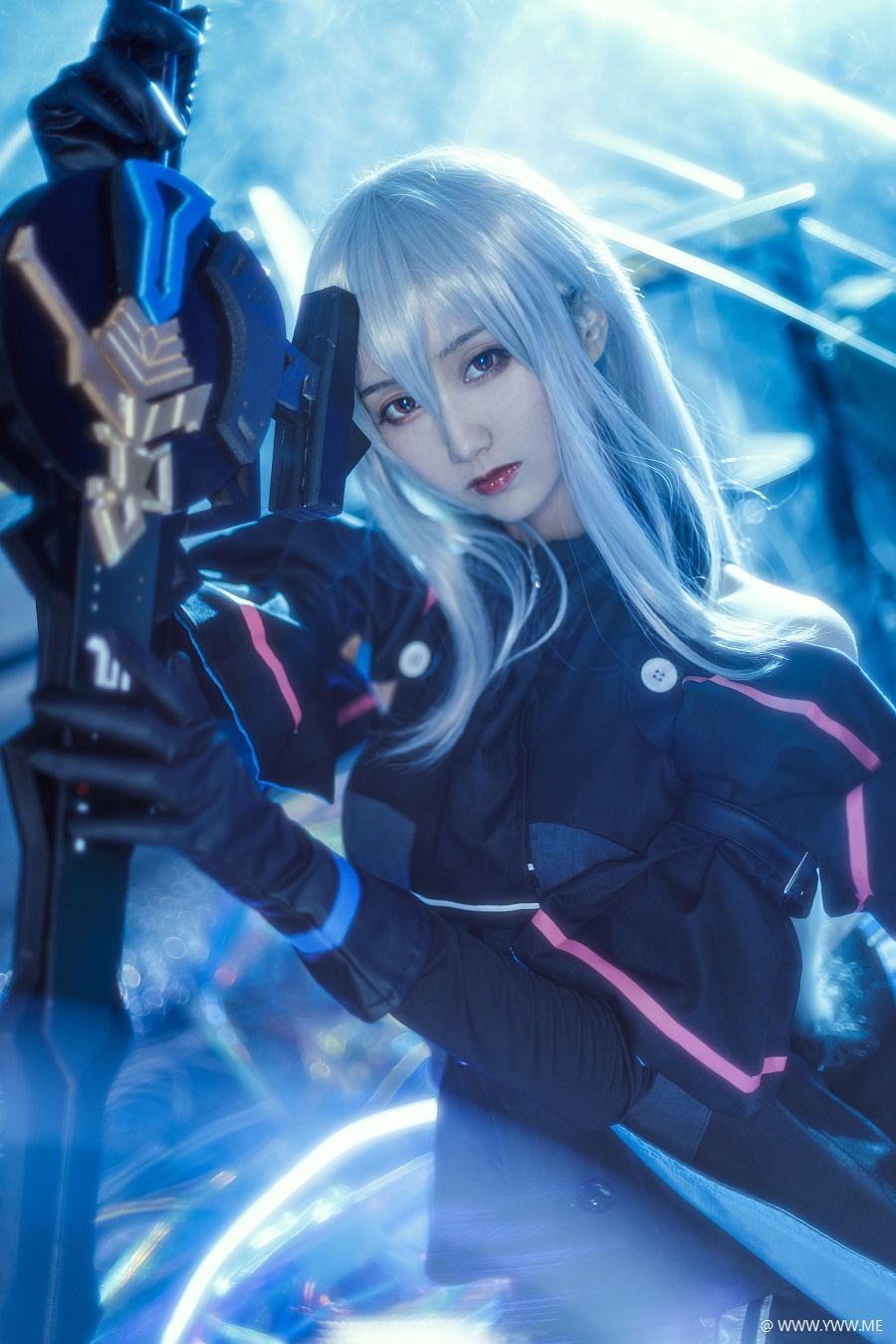 萌系小姐姐木绵绵OwO – 斯卡蒂COS-像素点