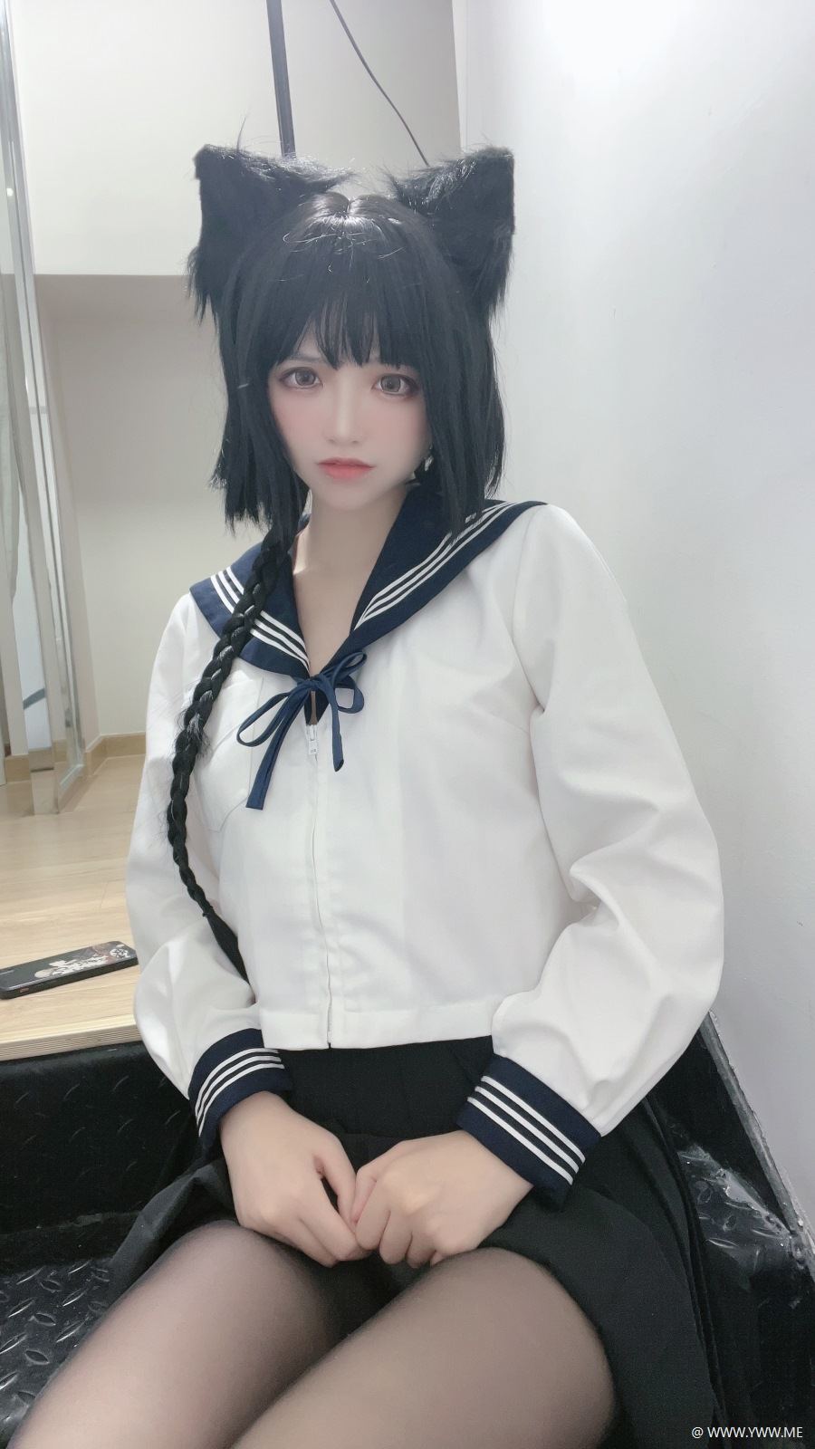 COS美女 疯猫ss – 2022新春生日本04 制服少女-像素点