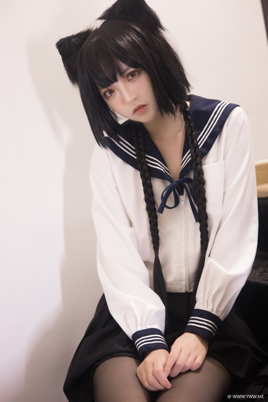COS美女 疯猫ss – 2022新春生日本04 制服少女-像素点