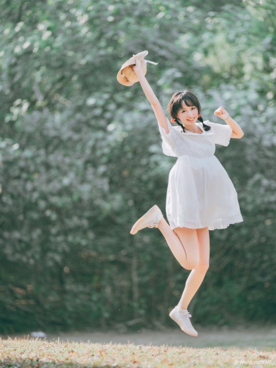 萌系小姐姐木绵绵OwO – 夏日彩虹-像素点